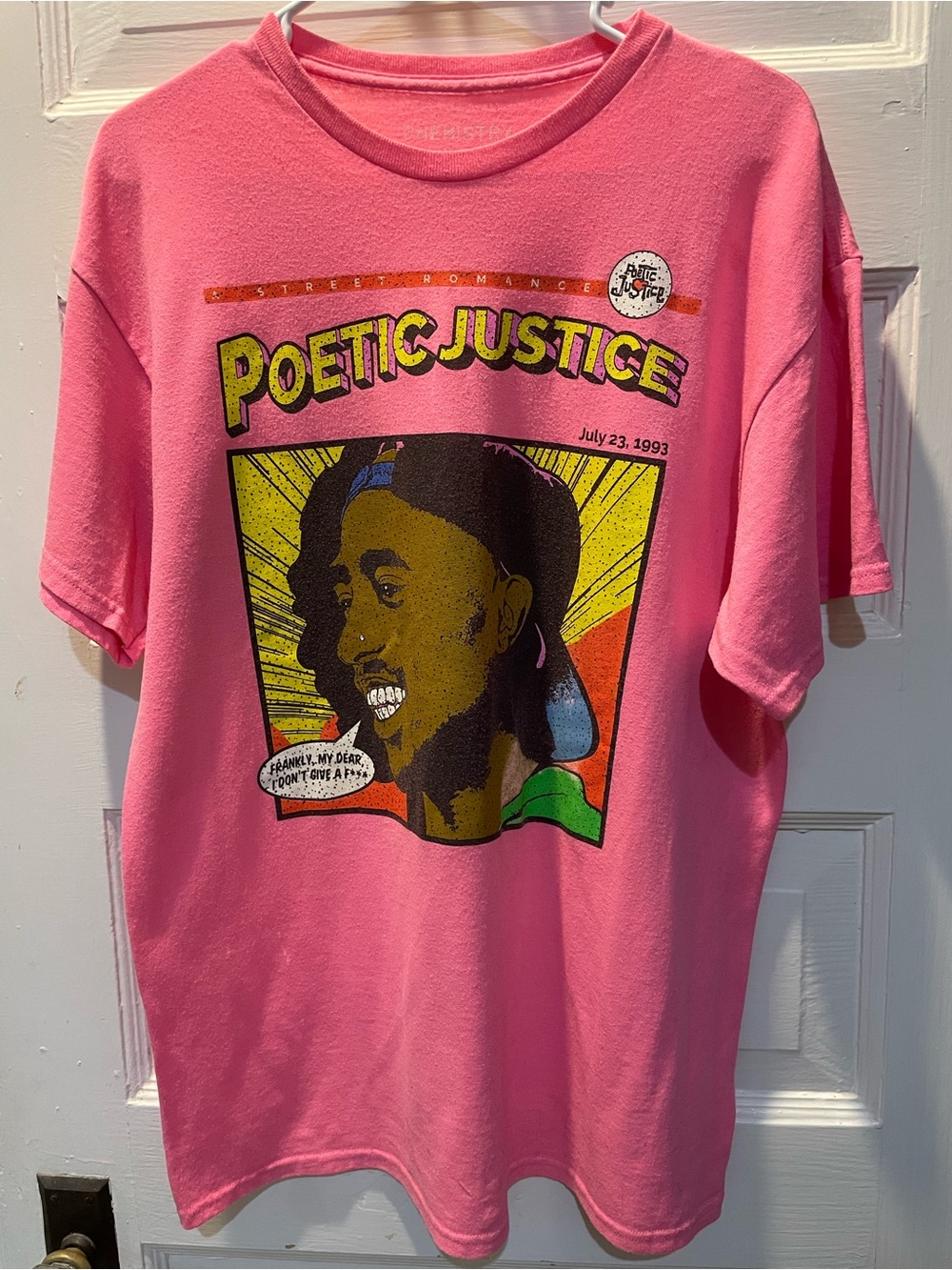 Vintage Poetic Justice Graphic Tee, Tupac, Size Large
